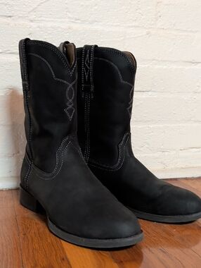 Cody James Men's Black Western Roper Boots